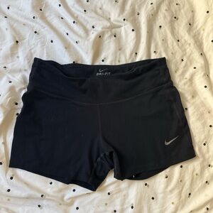 Nike Black Athletic Compression Shorts